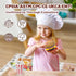Set Wooden Play Food for Kids Pretend Hamburger Fast Food Toy Play Kitchen Accessories for Toddlers Toy Food Gift