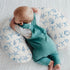 Summer Conches Bows Sea Baby Nursing Pillow Covers for Boy Girl Ocean Seashells Beach Nursery Feeding Pillowcase