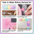 Art Birthday Party Decorations for Girls - Pastel Balloon Garland Arch Kit with Macaron Paint Happy Birthday Backdrop