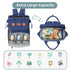 Backpack, ISMGN Diaper Bag Large Diaper Bag, Multifunctional Diaper Bag, Baby Bag, Navy Blue