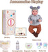17-Inch 3 BABESIDE Lifelike Reborn Baby Dolls Boys - Real Baby Feeling Realistic-Newborn Baby Doll Cloth Body Real Life