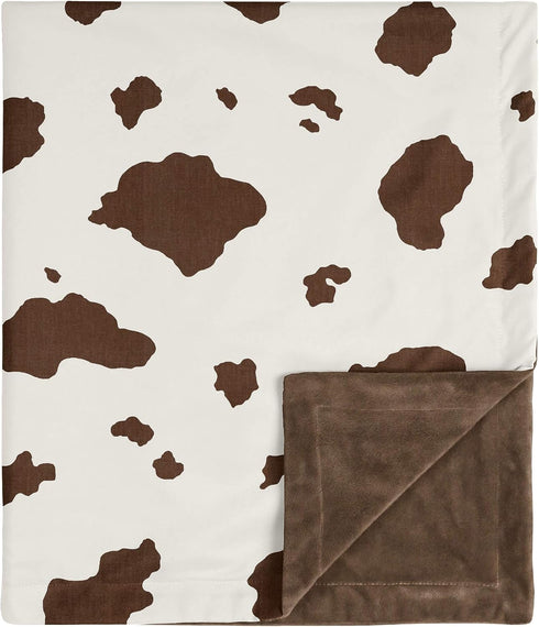 Sweet Jojo Designs Wild West Cow Baby Boy Receiving Security Swaddle Blanket
