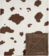 Sweet Jojo Designs Wild West Cow Baby Boy Receiving Security Swaddle Blanket