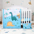 UOMNY Crib Bedding Set for Boys-3 Piece Dinosaur Baby Boys Crib Bedding
