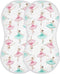Qinllo Muslin Burp Cloths Ballerina Dot White Print Cotton Baby Burp Cloths 2