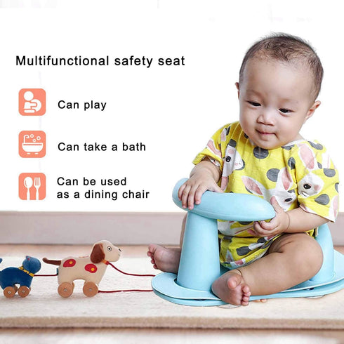 Set, Versatile Baby Bath Seatst and Cushion Non Slip Mat for Secure Infant Play and Dining