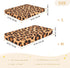 CZXW 52" 28" Leopard Fur Print Crib Sheets Fitted x Natural Cotton Soft & Breathable for Baby Crib Mattress