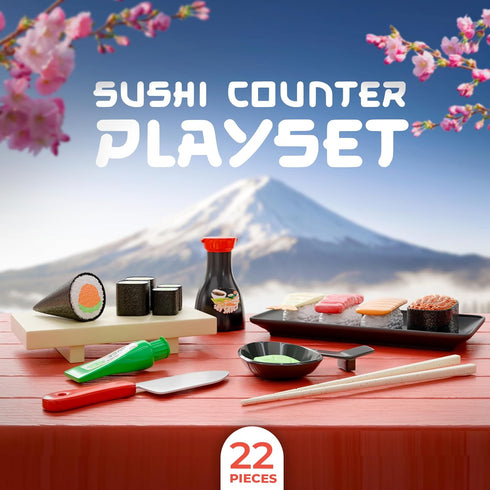 Lollipop Sushi Play Set for Kids, Interactive Toy Sushi with Vibrant Designs, Pretend Play Food Set for Fun