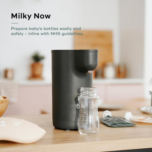 Babymoov Instant Baby Bottle Prep - Automatic Water Warmer & Dispenser for Fast & Easy Baby Formula Bottles (Stainless