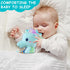 Baby Toys 0-6 Months - Infant Musical Stuffed Animals with Bright Colors, Crinkle Sound, Multi-Textures & Rattles (Blue)