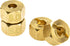 Brass 12mm Wheel Drive Hex Hub Adapter with Pins, Counterweight Compatible with Axial SCX10 90046, Tamiya CC01, D90,