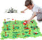 Puzzle Track Car Play Set, Plastic Puzzles for Kids with Vehicles, Car Tracks for Toddlers, Gifts for Boys 2-6