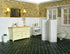 iLAND Dollhouse Flooring on 1/12 scale, Miniature Dollhouse Accessories, 60pcs Double-Sided Floor Tiles