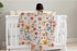 SqtmuHLuo 60x80inch Floral Baby Blanket for Girls Gifts Boho Flower Wildflower Baby Nursery Bed Receiving Blankets