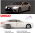 BDTCTK 1/32 Model Car Compatible for Lexus Ls500h, Zinc Alloy Pull Back Toy with Sound and Light, White Gift for Kids