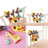 TOYMYTOY Car Seat Stroller Toys - Kid Baby Spiral Bed Stroller Toy Monkey Elephant Educational Plush Hanging Toys