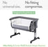 19" 32" 2 Pack Joey + Joan Waterproof Bassinet Mattress Pad Cover x for Cowiewie Bedside Sleeper Bassinet Sheets Made