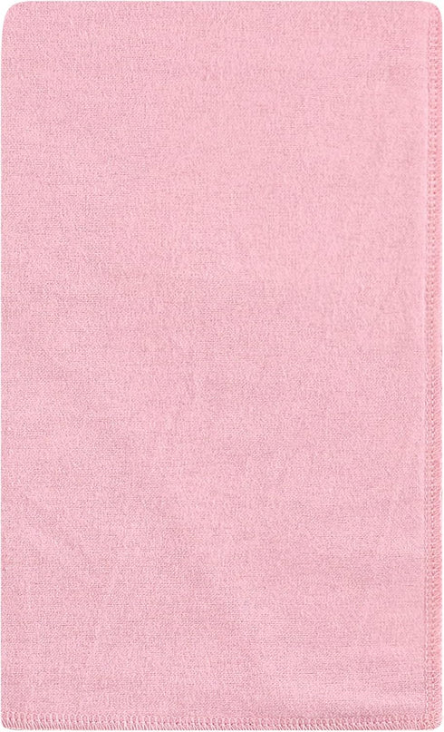 Hudson Baby Unisex Cotton Flannel Burp Cloths - Pastel Butterfly, One Size