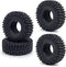 4PCS Soft Rubber 1.0" Wheel Tires Foam Insert 58MM for 1/18 TRX4M Upgrades 1/24 SCX24