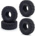 4PCS Soft Rubber 1.0" Wheel Tires Foam Insert 58MM for 1/18 TRX4M Upgrades 1/24 SCX24