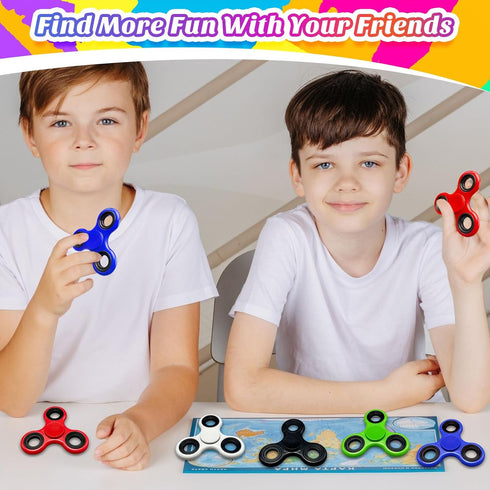 5 Pack 8-13 1-2 Fidget Spinners for Kids and Adults Stress Relief Sensory Toys for Boys and Girls Age High Speed Min