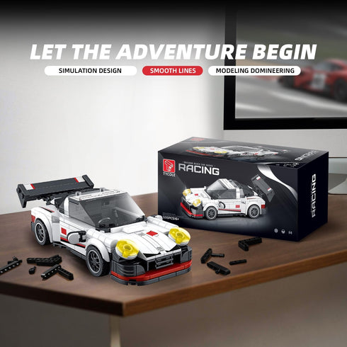 Sets Set, 326PCS VGD Car Building With Display Case, Classic Model Kits Speed Building Blocks Cool Collectible Super