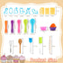 Set 26pcs Set 3 4 5 6 8 KAEGREEL Kids Baking Chef with Unicorn Apron and Mitt, Kitchen Toys Kid Cooking with Chef Hat