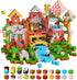 NETEHU 150PCS Magnetic Blocks, Stacking Magnets for Kids, Toy for Learning Toys, STEM Travel Magnet Building Toys