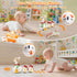 6-12 Tummy 1 Musical Crawling Duck Baby Toys for Months : Interactive Sensory Toy with Waddling & Calming Light