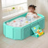 Generic Foldable Bath Tub - Lightweight Structure, Anti Slip Secure Base, Washing Container, Durable Bathing Solution |