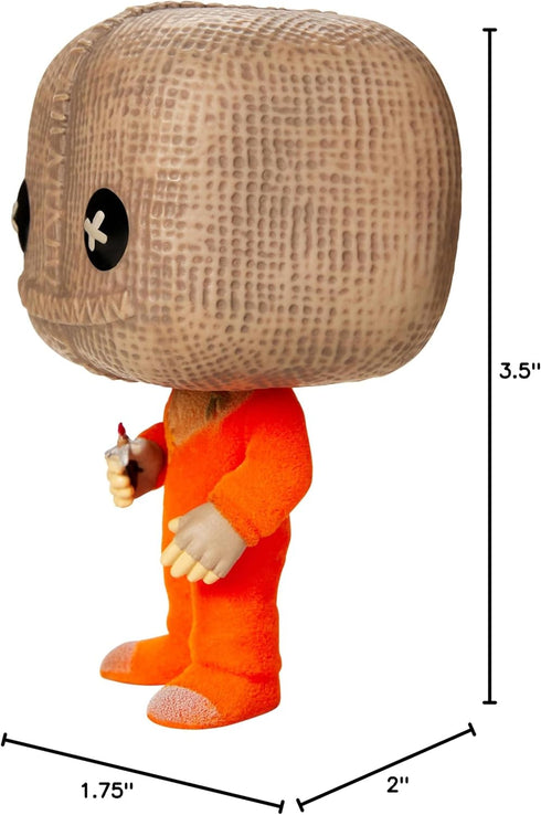 Funko Spirit Halloween Trick 'r Treat Sam with Razor Flocked POP! Figure | Horror Collectible