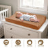 GirlBrown Owlowla Changing Pad Cover,Waterproof Changing Pad Covers-Soft Leather Diaper Changing Table Cover,Fits