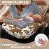 GOSTONG 2 Packs Cow Brown Print Nursing Pillow Cover for Baby Girl Boy Removable Cover for Breastfeeding Pillows Fits