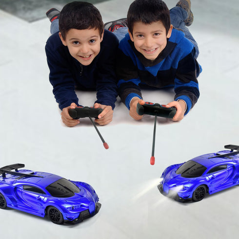 Remote Control Car Toys - RC Toys for 3+ Years Old Boy and Girl Gift (Blue)