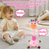 10 MIAODAM Dancing Giraffe Interactive Toy, Singing Children's Song, Stuffed Baby Toy Repeats What You Say, Colorful