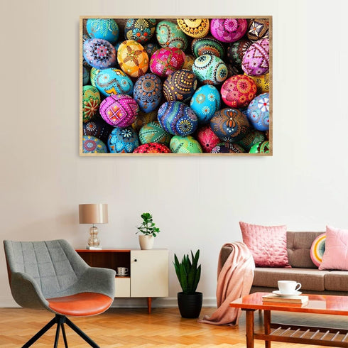 HUADADA 1000 Piece Puzzles for Adults - Educational Easter Egg Puzzle, 27.56" x 19.67"