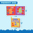 JOYIN 12 Pcs Nontoxic Bath Books - Soft Crinkly Waterproof Cloth Books for Infant, Newborn, Toddlers, Birthday Gifts