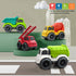 Baimiby 3 4 3-4 Toddler Car Toys for Year Old, Pcs Dump Truck Toys and Mixer Cement,BPA Free Outdoor Toys