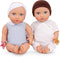 LullaBaby 14-inch Realistic Baby Twin Dolls Fair Skin Tones & Blue Eyes