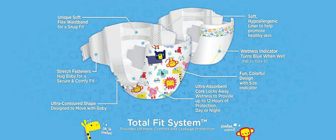 Baby Diapers for Newborns, 42 Count, Size N