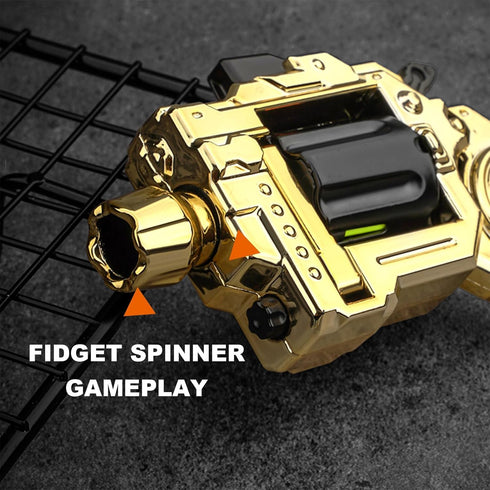 Generic Fidget Toys Adults Spinner Gun : Premium Metal Fidget Spinner for Adults ,Silent Stress Relief & Focus Enhancer