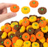 Chuangdi 150 Pcs Mini Pumpkin Erasers Bulk, 3D Rubber Novelty Party Pencil, Halloween Autumn Thanksgiving Party Favor