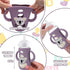 3 Pack Bottles,8 BUSOHA Koala Silicone Sleeves for Avent Baby Bottles - Drop Protection Baby Bottle Sleeves with Handle