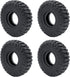 MOHERO 4PCS 1.0" Mud Grappler Rubber Tyre 62 * 22MM for Axial SCX24 90081 AXI00001 002 004 005 006 RC Crawler Car (B