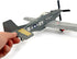 P-51 Set, 258 1:25 GJ-P51 General Jim's WWII US Mustang Historical Fighter Plane Brick Building Blocks Pieces, Scale