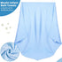 6 Pack Set 43.3x43.3 Inch 6 Chumia Baby Muslin Bath Towels Large Layers Soft Cotton Breathable Quick Dry Swaddle
