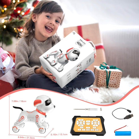 8 9 10 11 12, 8-12, 5 6 7 8 9 10 11 12 Robot Dog Toys for Kids Remote Control Dogs, Robot Dog for Kids Pet Robotic
