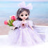 TNDCKP 4 6 Inch 3+ Pcs Princess Girl Mini Dolls, Small Princess Dolls, Little Girl Miniature for Year Old Girls