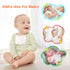 54 Packs 8x8 inch Flannel Cloth Baby Wipes with Dispenser, Reusable Natural Skin-Friendly Baby Wipes, Body Face Hand