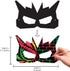 24 Sets Superhero Masks Rainbow Scratch Paper Art - Creative Classroom Arts and Crafts for Kids, Fun Party Favors
